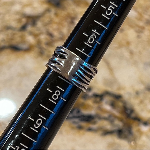 ⭐️ Israel Pearl Sterling Silver Ring Size 5.5/6 - Picture 4 of 14